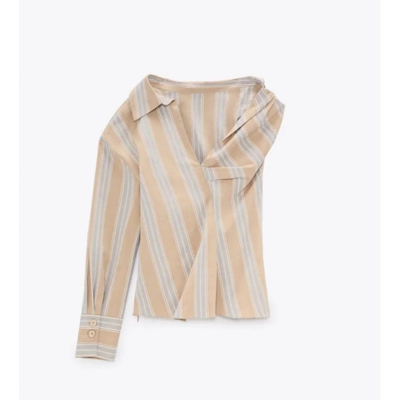 Zara Asymmetric Shirt - Picture 4 of 5